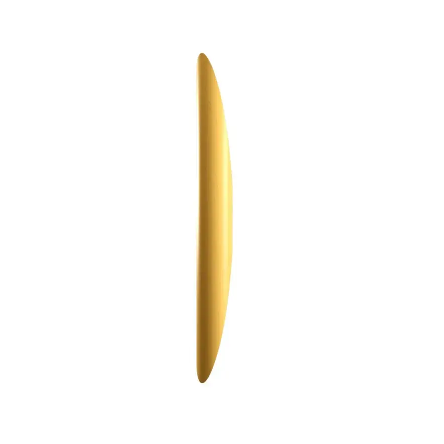Clean One Light Wall Lamp in Organic Gold
