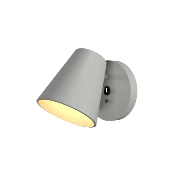 The Conical wall lamp brings soft, contemporary lighting with its organic white finish and dual-light design. Compact at under 10 inches, it's perfect for smaller spaces needing ambient illumination.