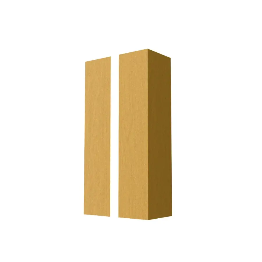 Clean Two Light Wall Sconce in Organic Gold