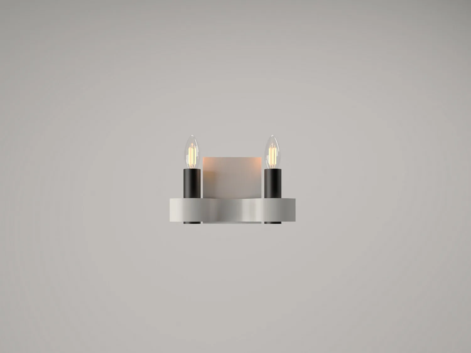Flow Organic White Wall Sconce