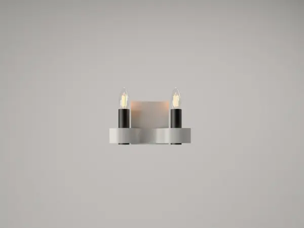 The Flow wall sconce features a distinctive organic white finish that creates a sculptural presence while providing gentle ambient illumination. Its compact 13-inch profile makes it ideal for smaller spaces.