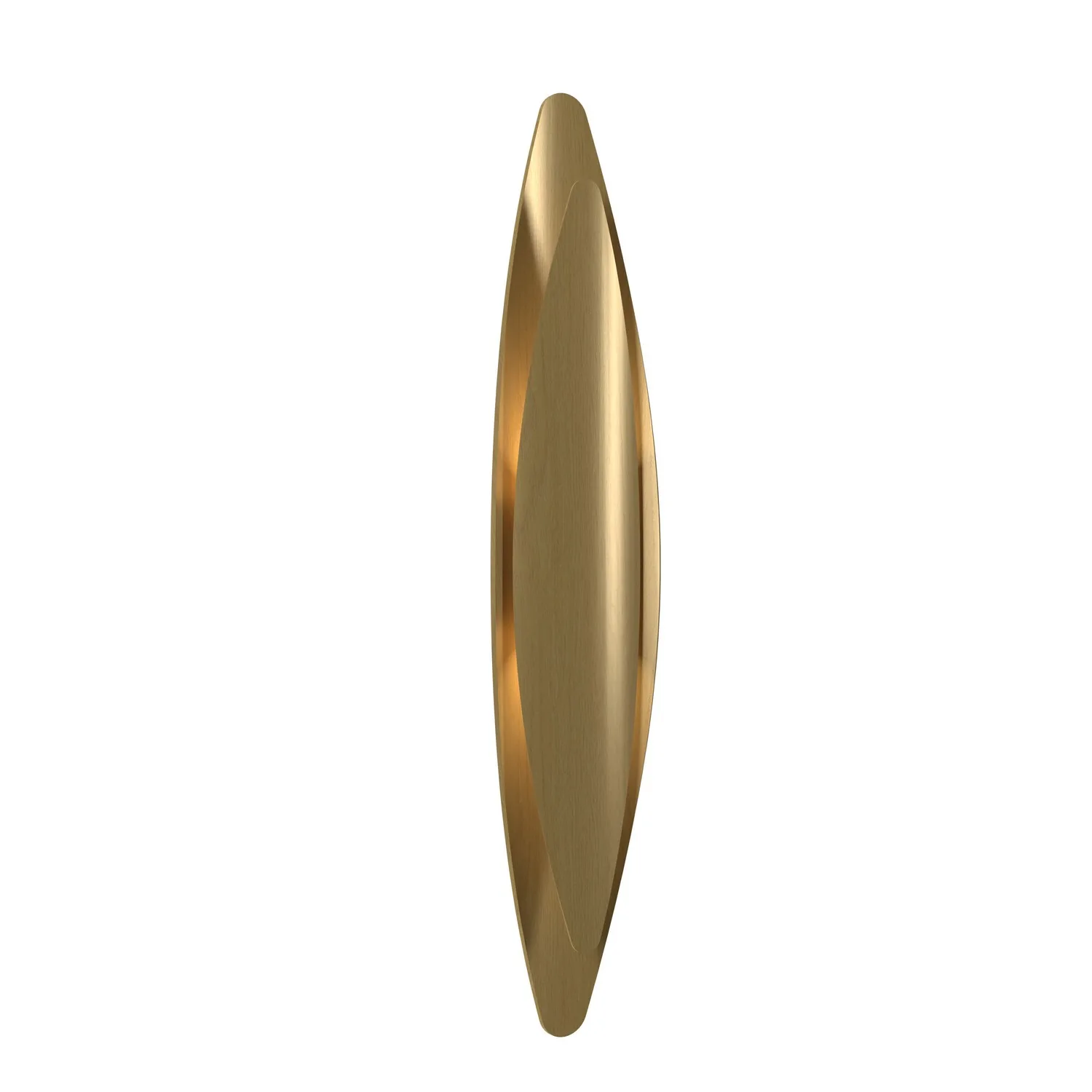 Leaf LED Wall Lamp in Organic Gold
