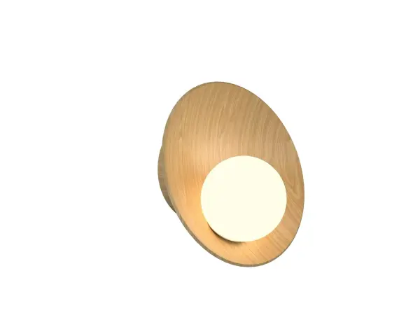 The Oyster Wall Lamp brings natural elegance with its sand-toned fabric shade and organic form. Perfect for creating warm, inviting atmospheres in bedrooms and living spaces with its soft, diffused light.