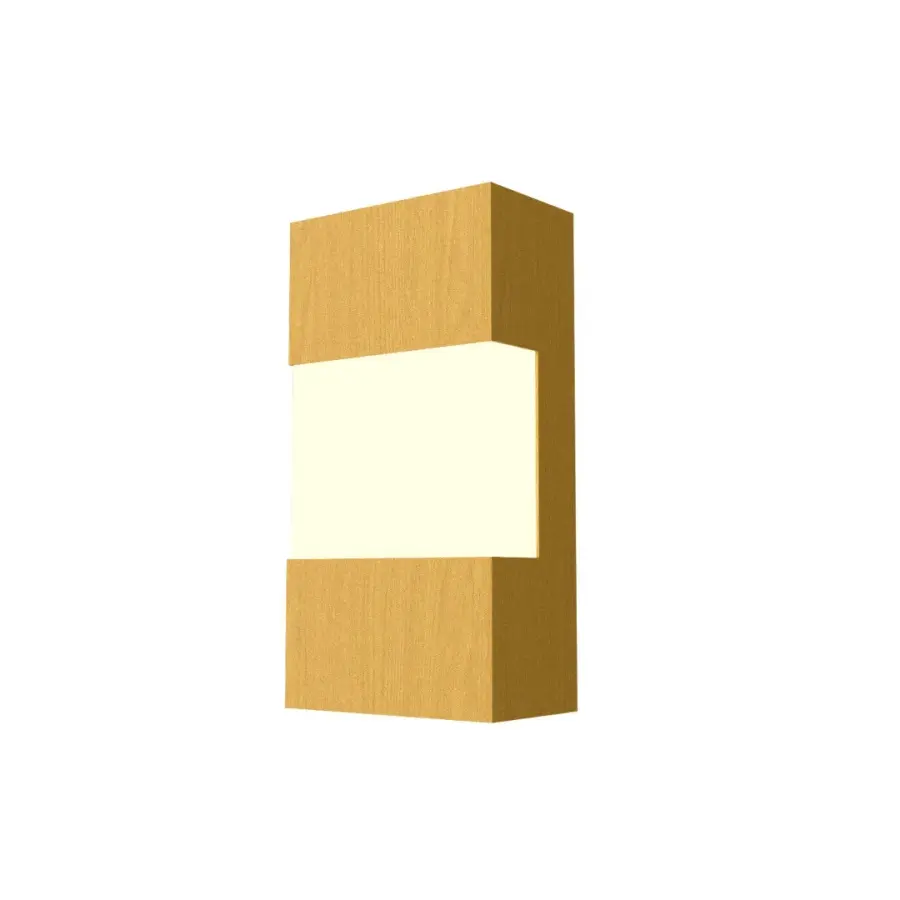 Clean Two Light Wall Sconce in Organic Gold