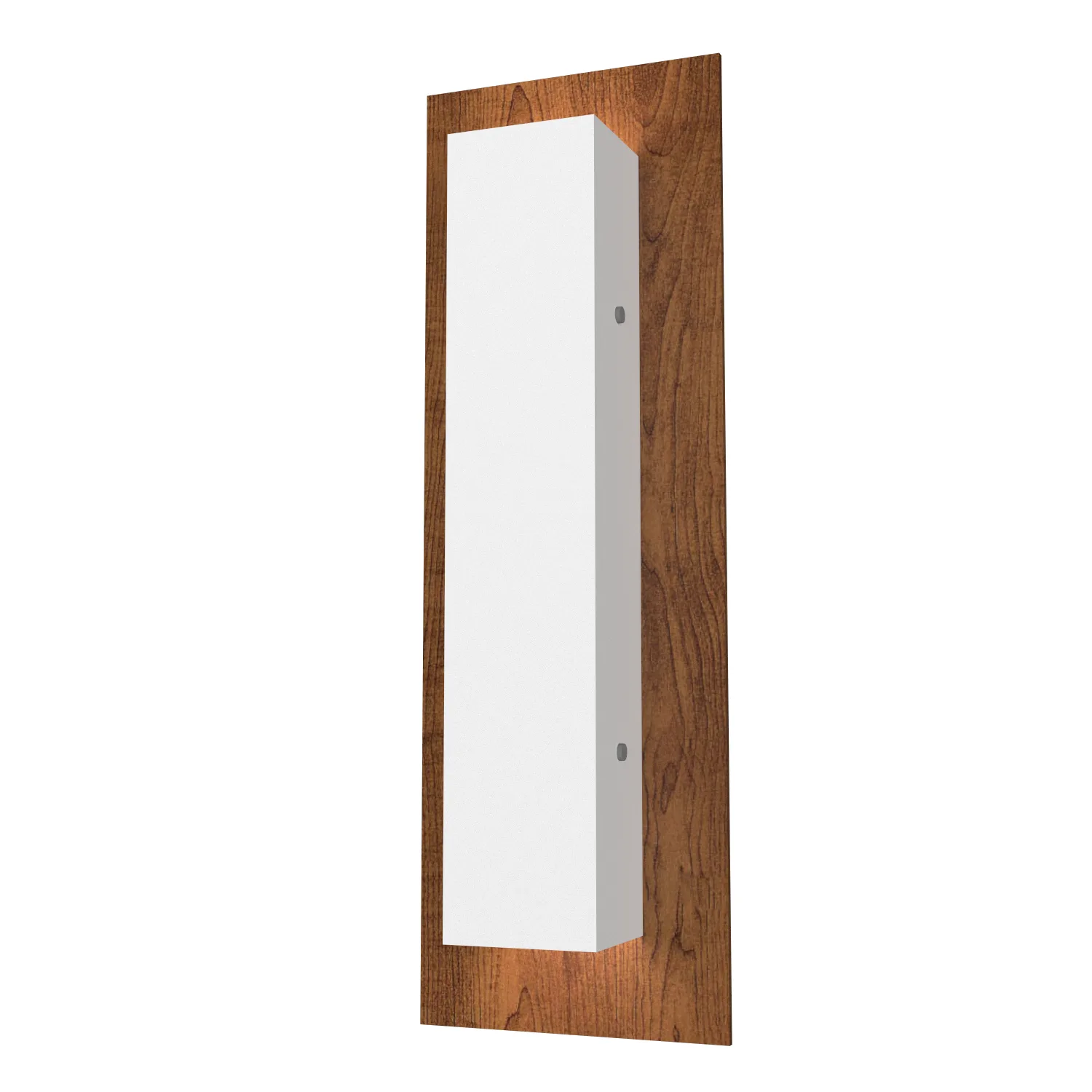 Clean Two Light Wall Lamp in Imbuia