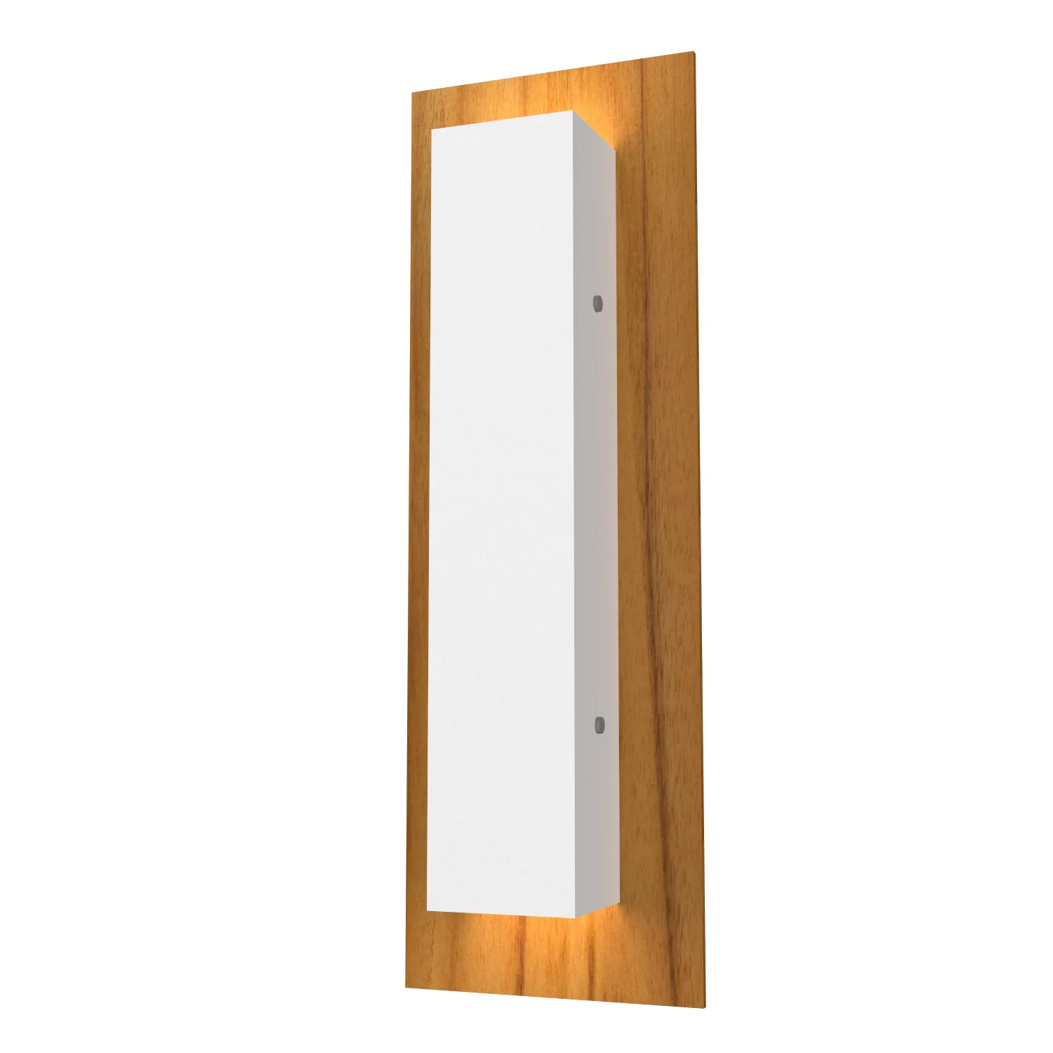 Clean Two Light Wall Lamp in Teak