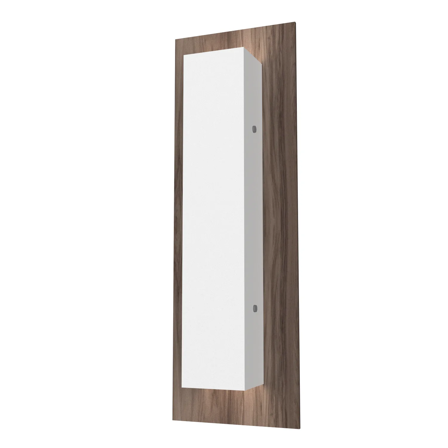 Clean Two Light Wall Lamp in American Walnut