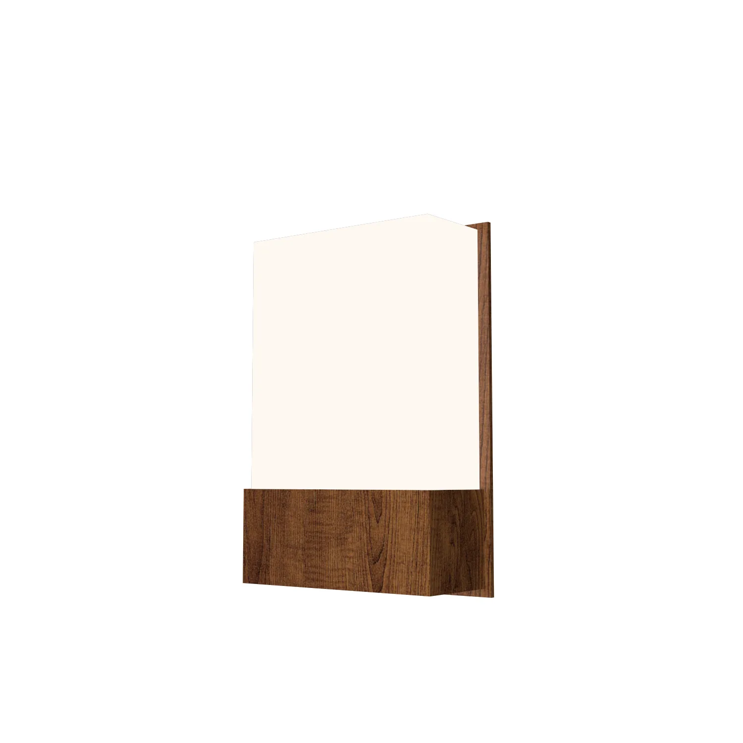 Clean One Light Wall Lamp in Imbuia