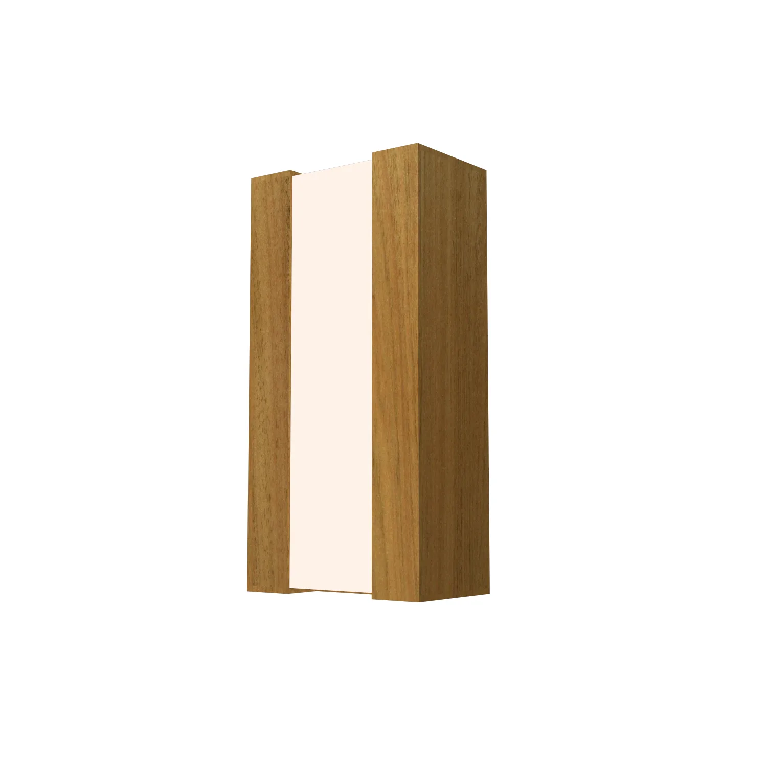 Clean Two Light Wall Lamp in Louro Freijo