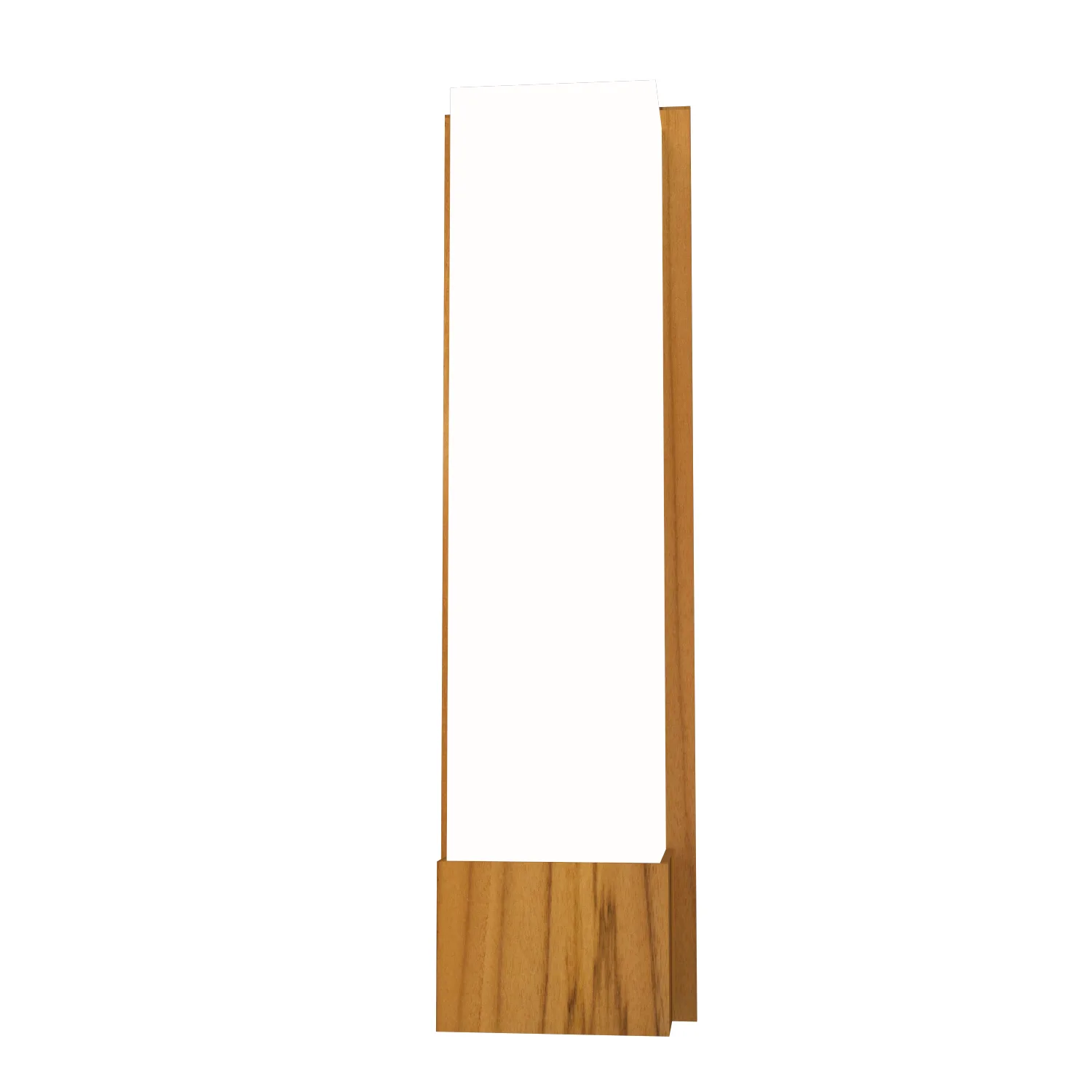 Clean Two Light Wall Lamp in Teak