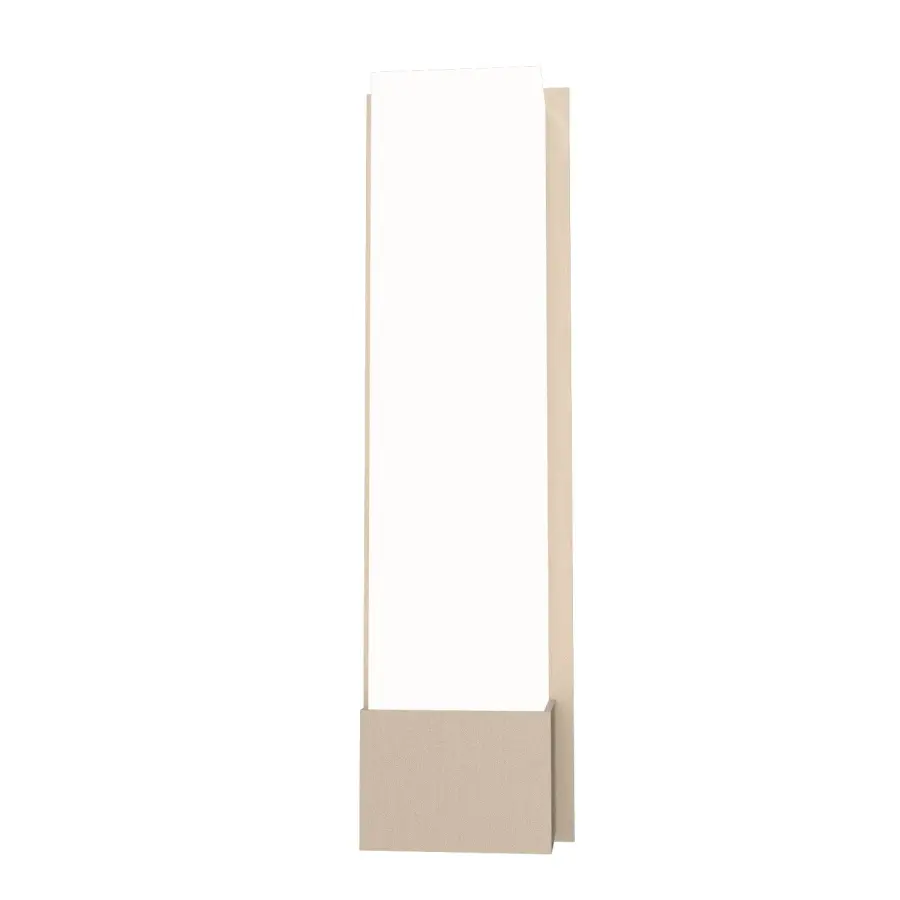 Clean Two Light Wall Lamp in Organic Cappuccino