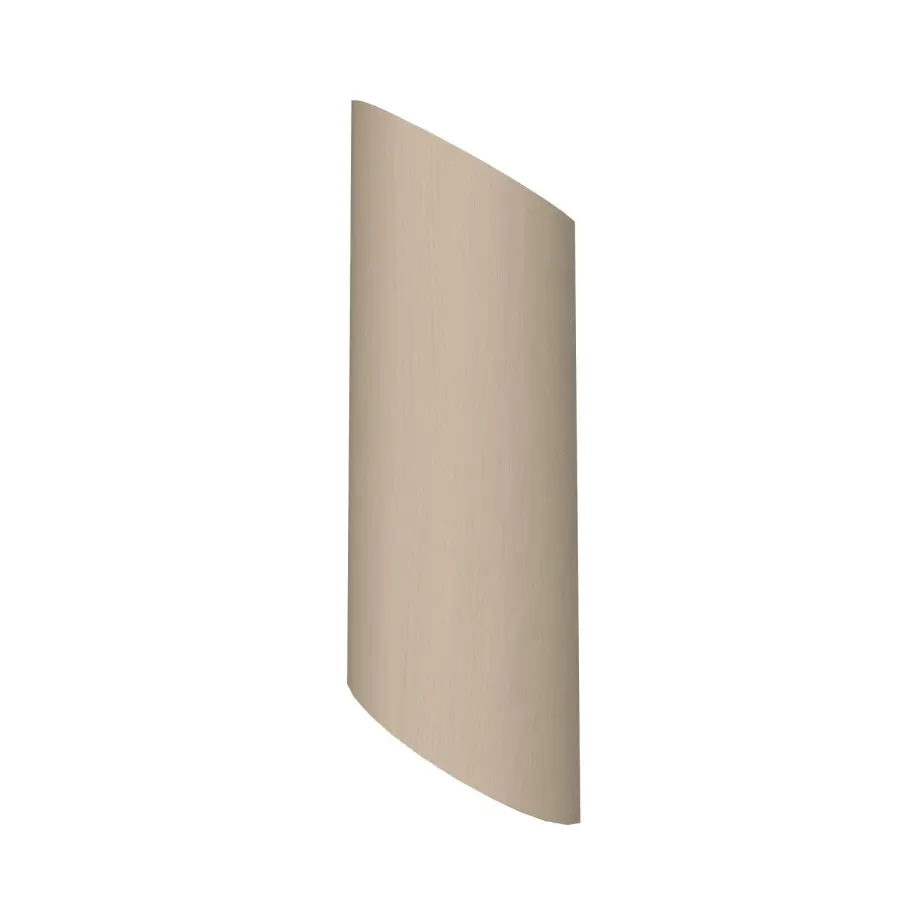 Clean Two Light Wall Lamp in Organic Cappuccino