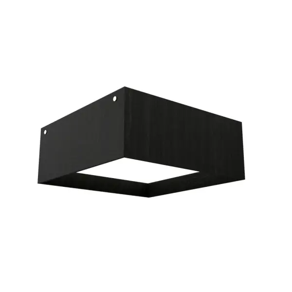 Squares LED Ceiling Mount in Organic Black