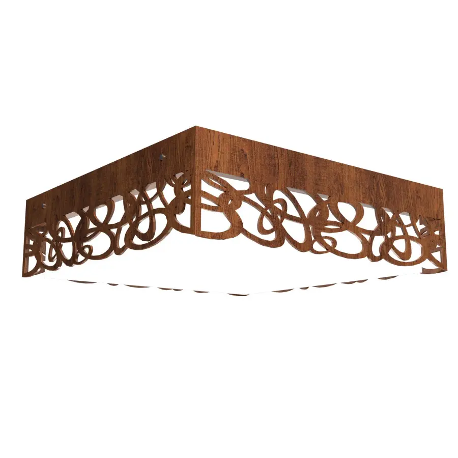 Patterns LED Ceiling Mount in Imbuia