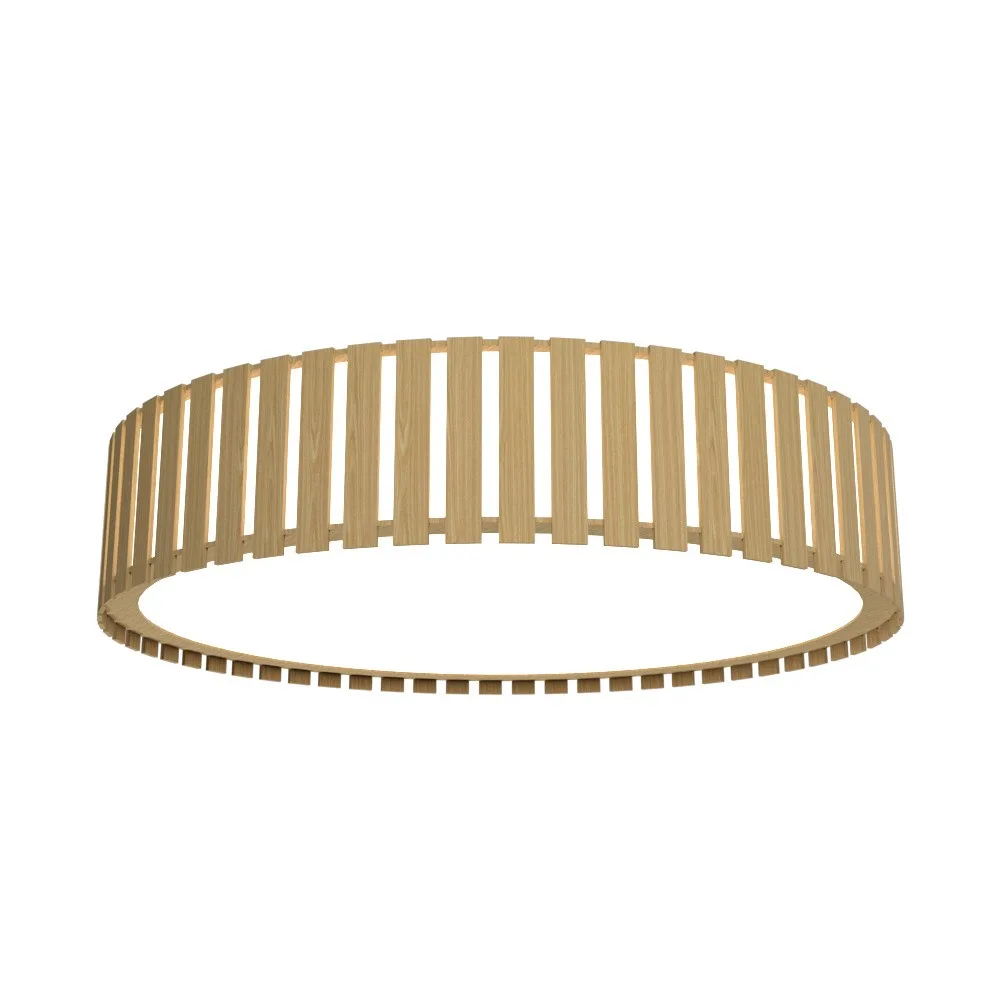 Slatted LED Ceiling Mount in Sand