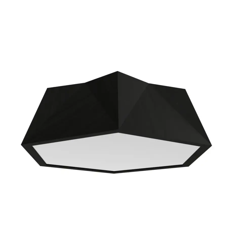 Physalis LED Ceiling Mount in Organic Black