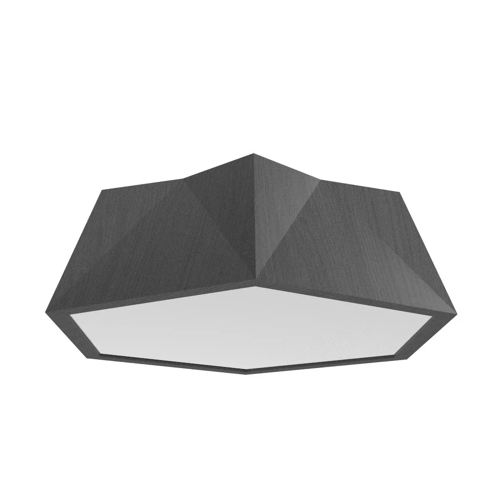 Physalis LED Ceiling Mount in Organic Grey