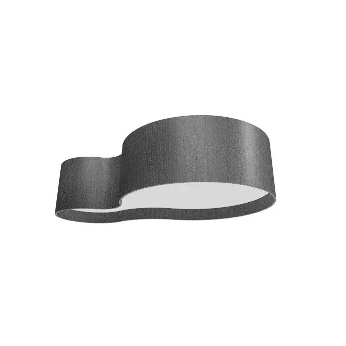 Organic LED Ceiling Mount in Organic Grey