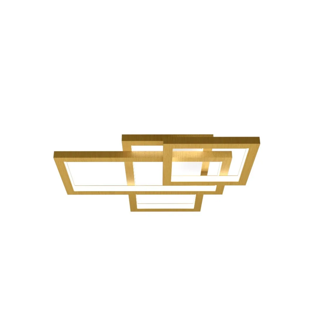 Frame LED Ceiling Mount in Organic Gold