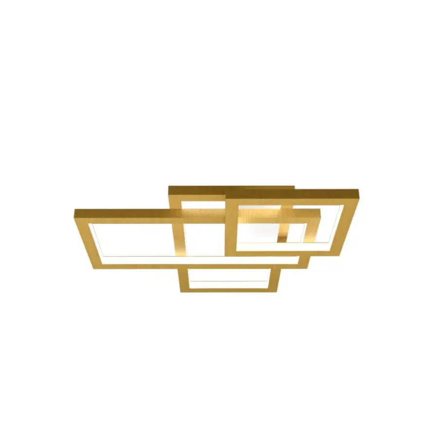 Frame LED Ceiling Mount in Organic Gold