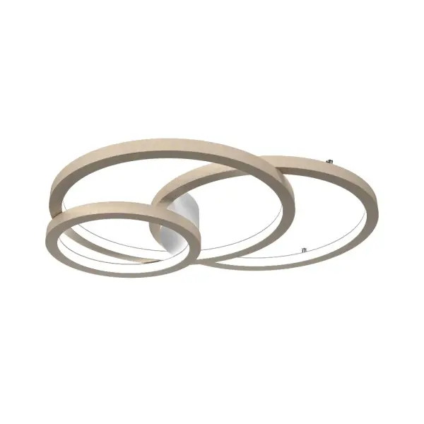 Frame LED Ceiling Mount in Organic Cappuccino