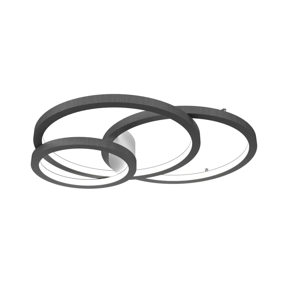 Frame LED Ceiling Mount in Organic Grey