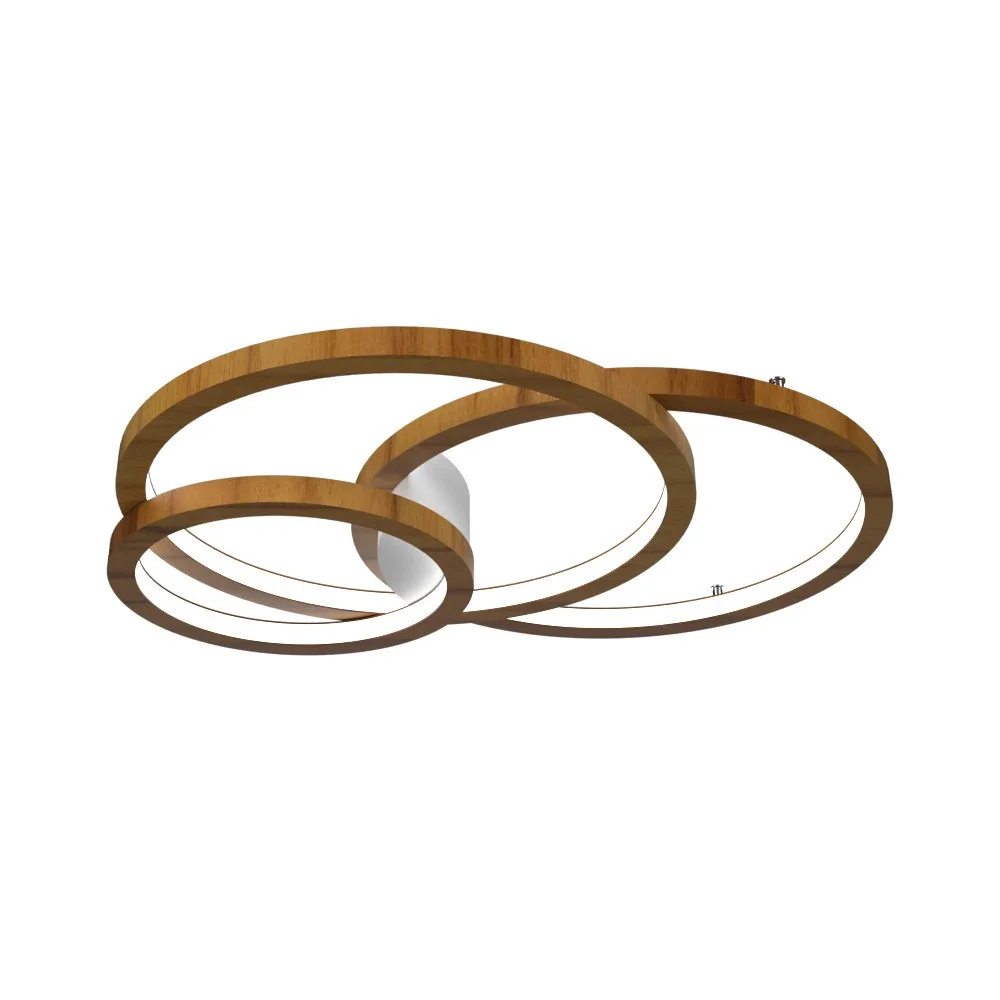 Frame LED Ceiling Mount in Teak