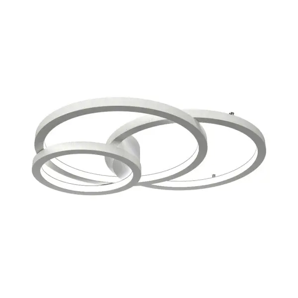 Frame LED Ceiling Mount in Organic White