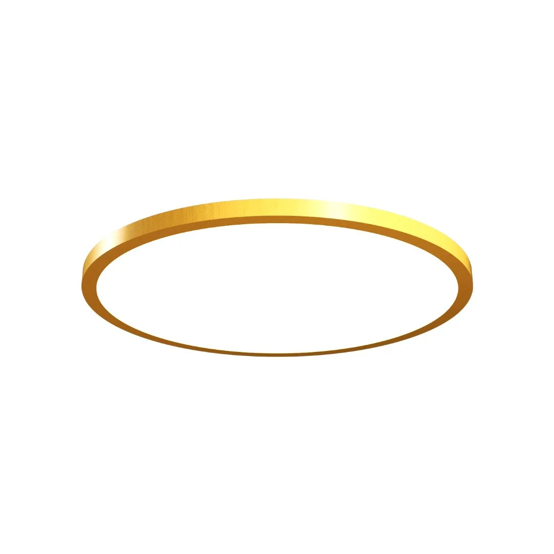 Naia LED Ceiling Mount in Organic Gold