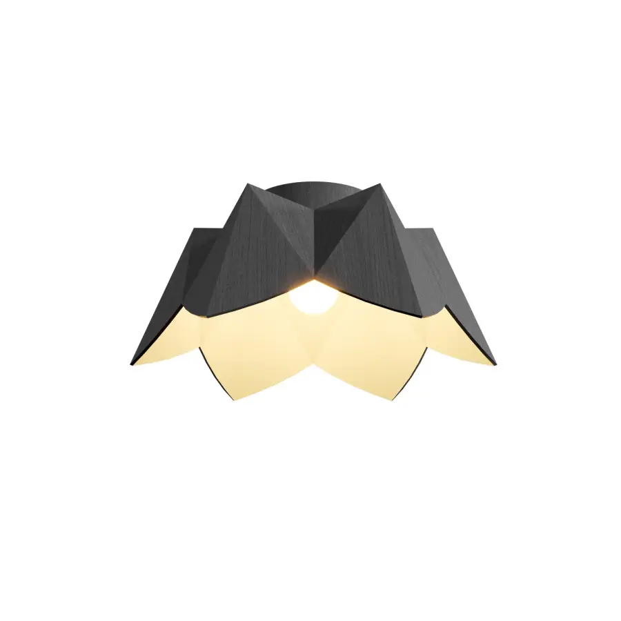 Physalis One Light Ceiling Mount in Organic Grey