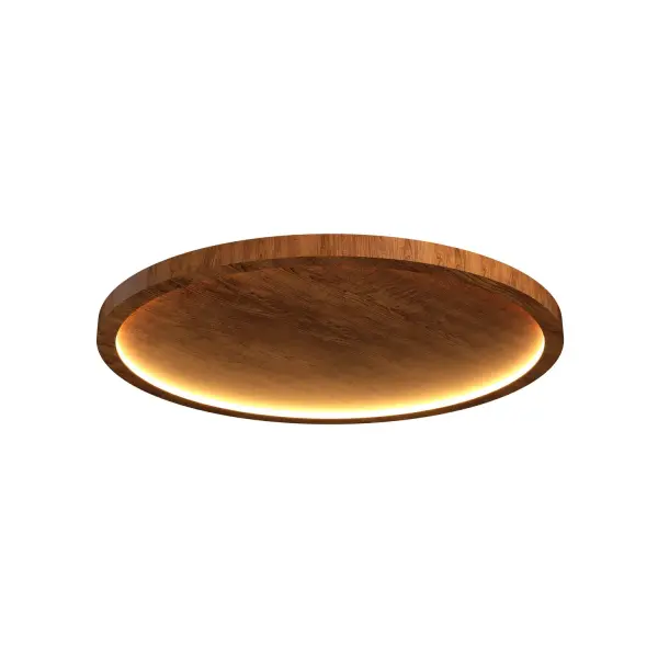 Wooden decorative luminaire with contemporary, timeless design in natural wood veneer or Italian lacquer finish. Proudly made in Brazil, combining high-end technology and the irreplaceable manual finishing. Collection: Naia Designer: Studio Accord: Bruno Diego Felippe Finish: Imbuia Width: 13.78" Height: 3.54" Weight: 5.18 lb Maximum Wattage: 22.90 W Bulb Base: Integrated Light Source: LED Light Output: 814.00 lm Delivered Lumens: 1329.00 lm Color Temperature: 3000 K CRI: 90 Rated Average Life: 50,000 Voltage: 120.00 V Material: Wood veneer, MDF Country of Origin: Brazil Safety Listing: UL Safety Rating: Damp Connection: Hard Wired ADA LED Manufacturer Warranty: 5 Years Spec Sheet Instructions