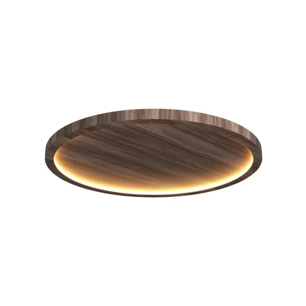Wooden decorative luminaire with contemporary, timeless design in natural wood veneer or Italian lacquer finish. Proudly made in Brazil, combining high-end technology and the irreplaceable manual finishing. Collection: Naia Designer: Studio Accord Finish: American Walnut Width: 25.39" Height: 3.74" Weight: 9.43 lb Maximum Wattage: 46.50 W Bulb Base: Integrated Light Source: LED Light Output: 1656.00 lm Delivered Lumens: 2475.00 lm Color Temperature: 3000 K CRI: 90 Rated Average Life: 50,000 Voltage: 120.00 V Material: Wood veneer, MDF Country of Origin: Brazil Safety Listing: UL Safety Rating: Damp Connection: Hard Wired LED Manufacturer Warranty: 5 Years Spec Sheet Instructions