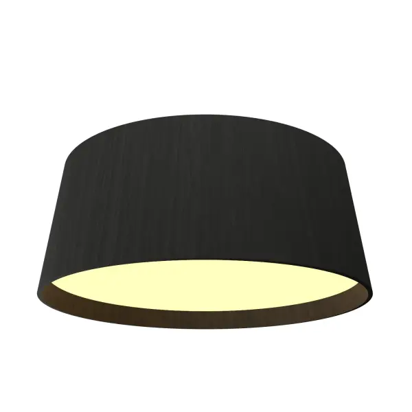 Conical LED Ceiling Mount in Organic Black
