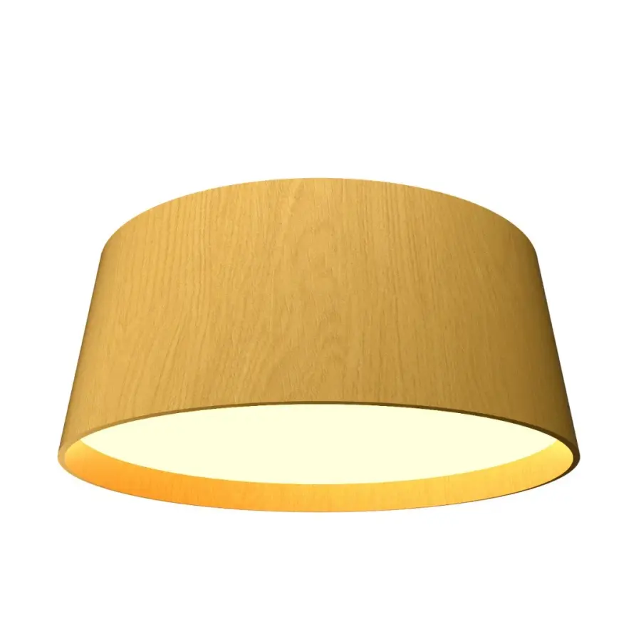 Conical LED Ceiling Mount in Organic Gold