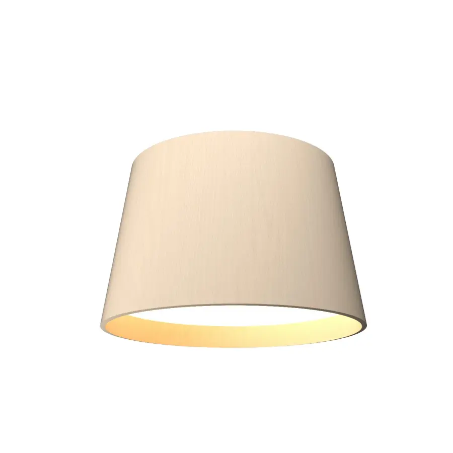 Conical LED Ceiling Mount in Organic Cappuccino