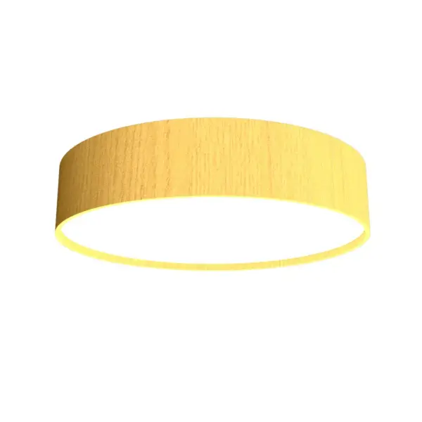 Cylindrical LED Ceiling Mount in Organic Gold