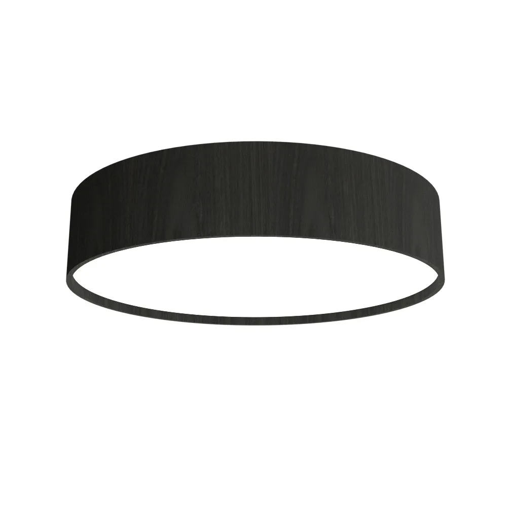 Cylindrical LED Ceiling Mount in Charcoal