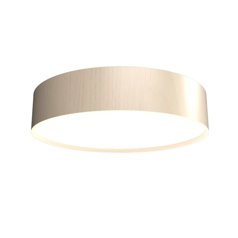 Cylindrical LED Ceiling Mount in Organic Cappuccino