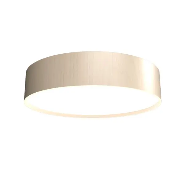 Cylindrical LED Ceiling Mount in Organic Cappuccino