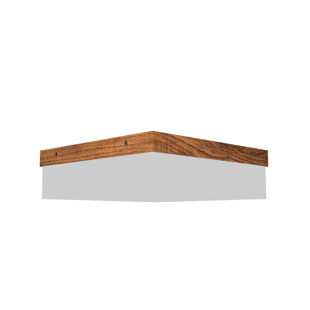 Clean LED Ceiling Mount in Imbuia