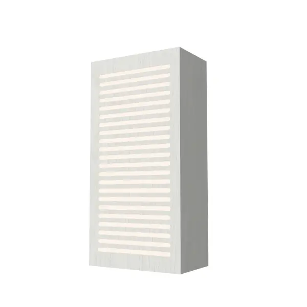 Clean Two Light Wall Lamp in Organic White