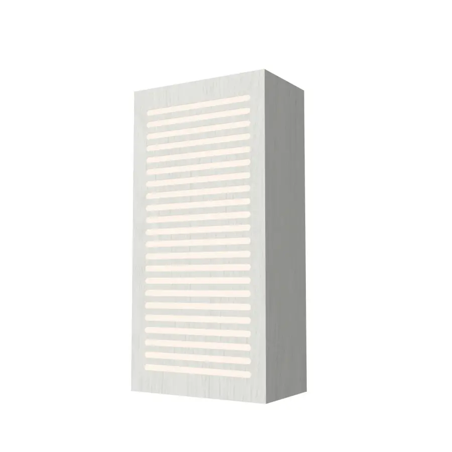 Clean Two Light Wall Lamp in Organic White