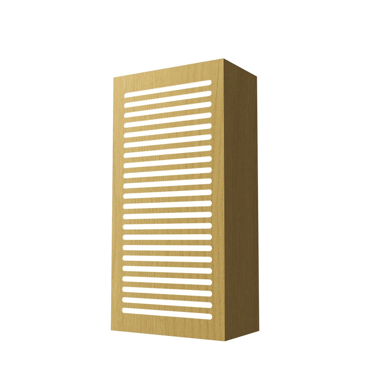Clean Two Light Wall Lamp in Organic Gold