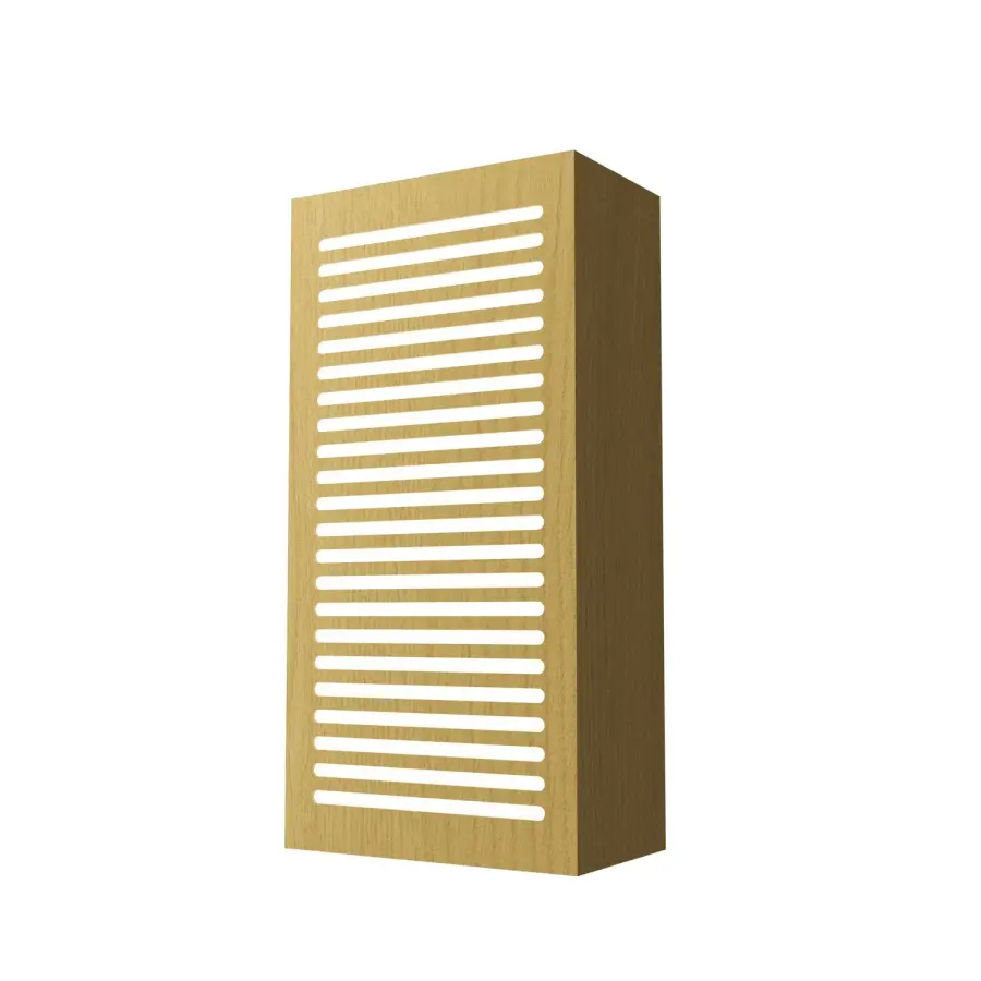 Clean Two Light Wall Lamp in Organic Gold