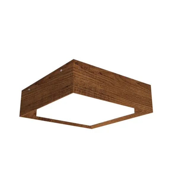Wooden decorative luminaire with contemporary, timeless design in natural wood veneer or Italian lacquer finish. Proudly made in Brazil, combining high-end technology and the irreplaceable manual finishing. Collection: Squares Designer: Studio Accord Finish: Imbuia Width: 19.69" Height: 4.72" Length: 19.69" Weight: 4.96 lb Wire: 118`` Maximum Wattage: 32.00 W Bulb Type: LED Bulb Base: Integrated Light Source: LED Light Output: 2200.00 lm Delivered Lumens: 2200.00 lm Color Temperature: 3000 K CRI: 90 Rated Average Life: 50,000 Voltage: 120.00 V Material: Wood veneer, MDF Country of Origin: Brazil Safety Listing: UL Safety Rating: Damp Connection: Hard Wired LED Manufacturer Warranty: 5 Years Spec Sheet Instructions
