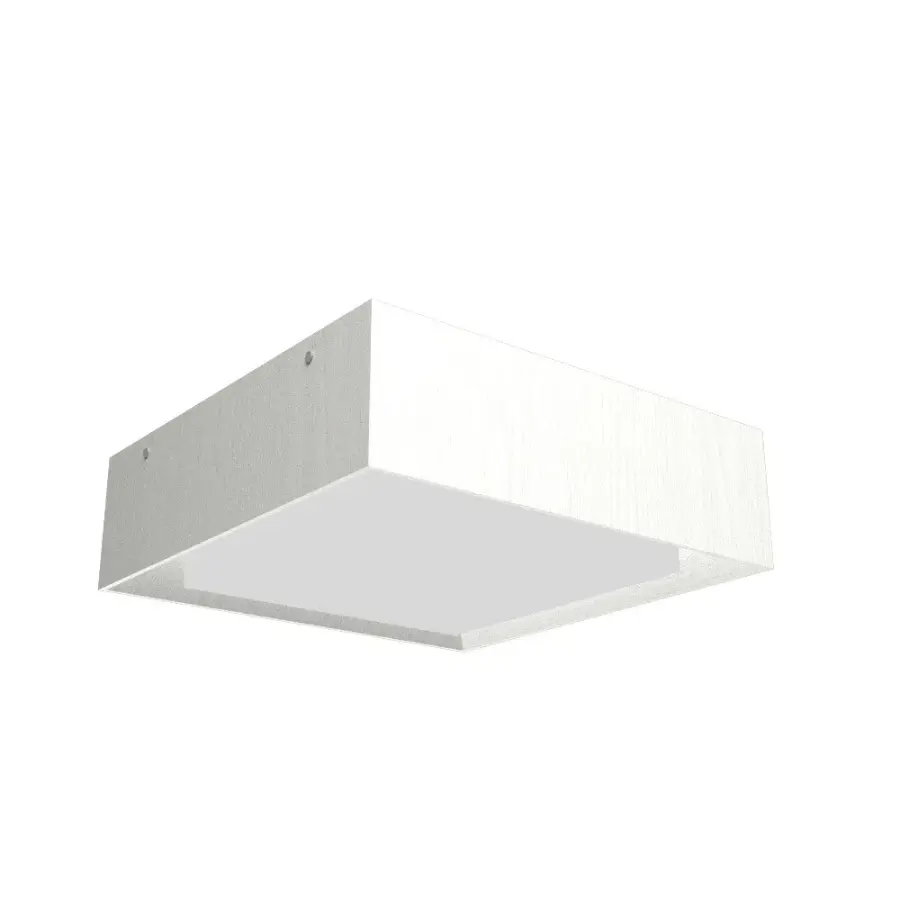 Squares LED Ceiling Mount in Organic White