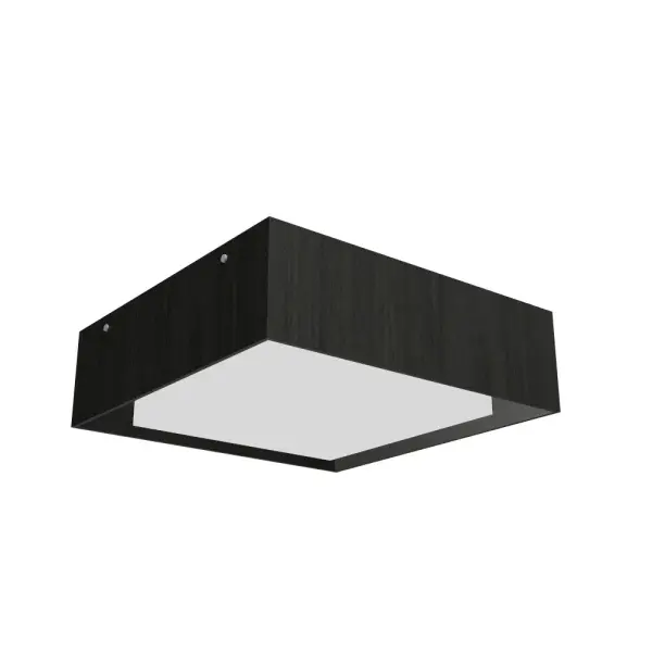 Squares LED Ceiling Mount in Organic Black