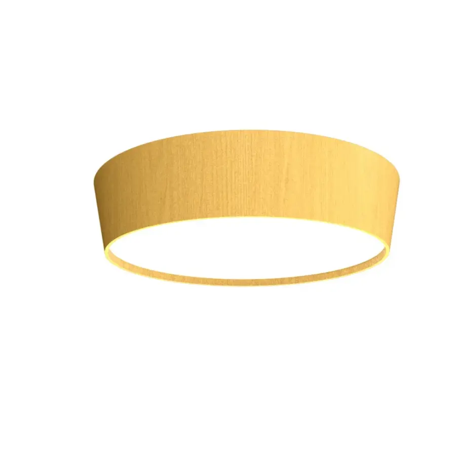Conical LED Ceiling Mount in Organic Gold