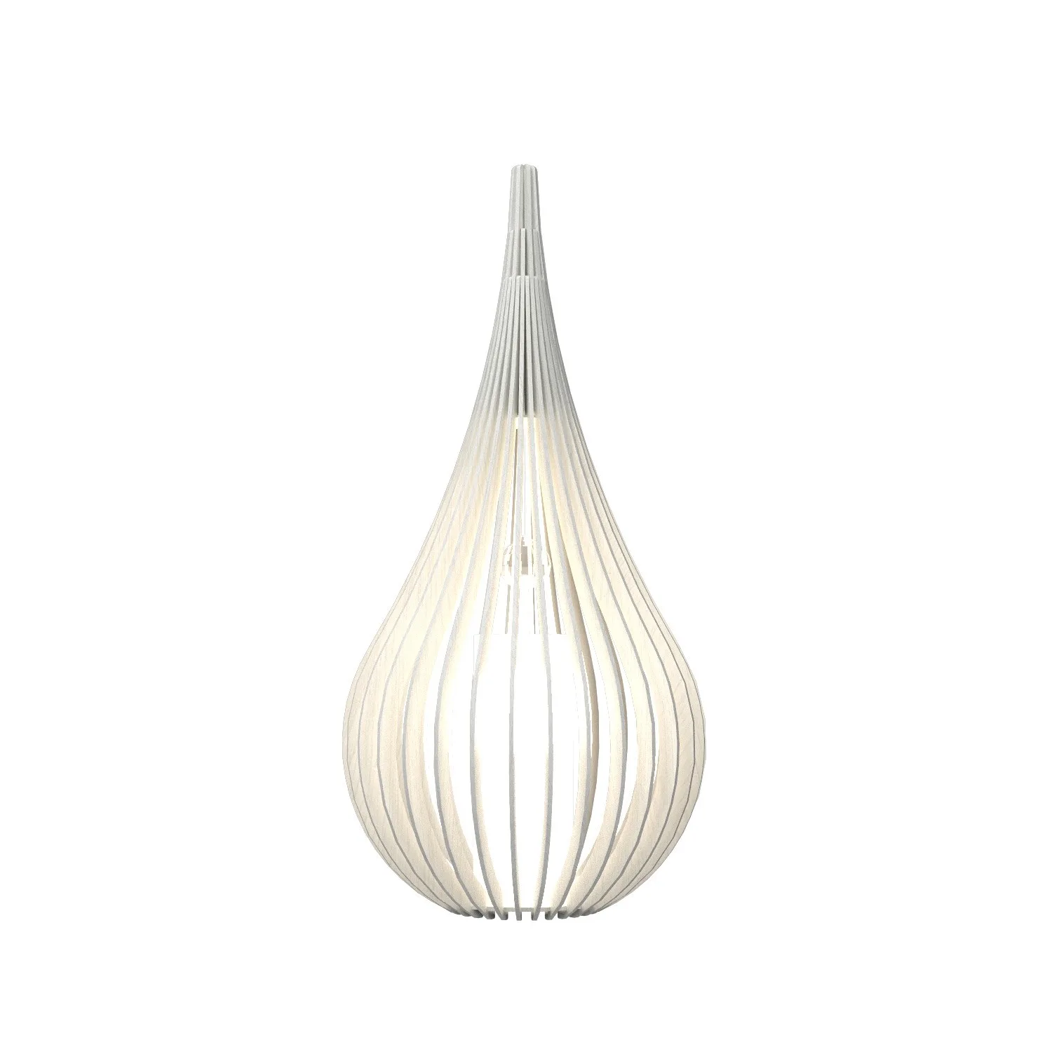 Cappadocia One Light Table Lamp in Organic White