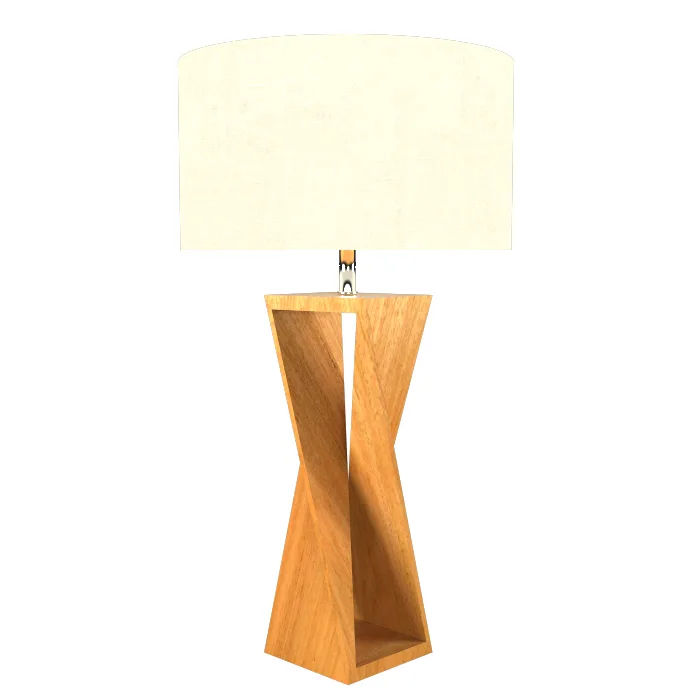 Spin One Light Table Lamp in Louro Freijo